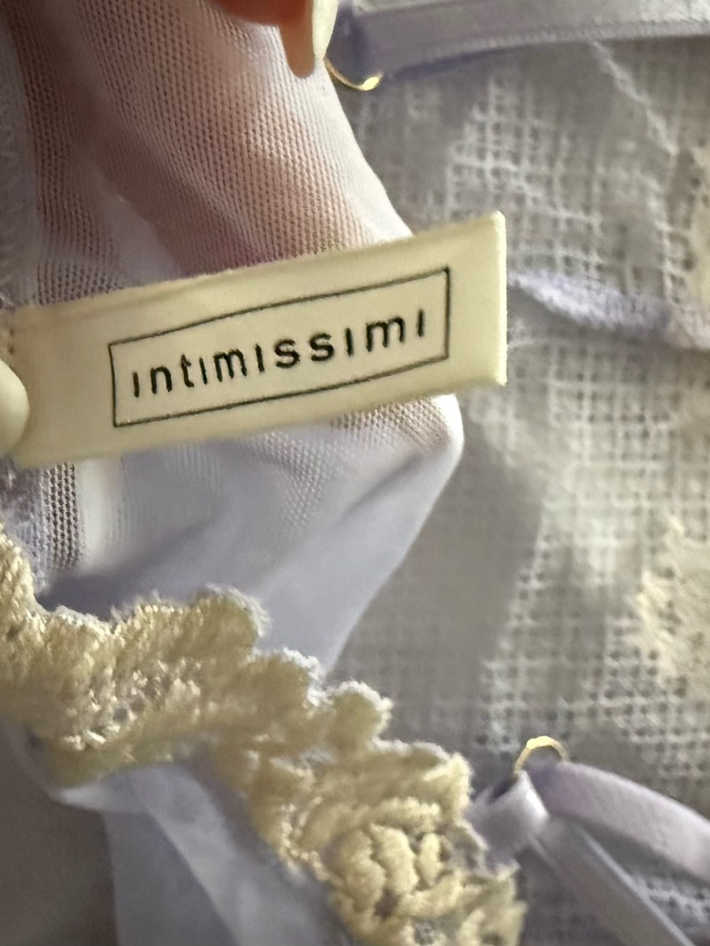 Intimissimi Pretty Flowers Tulle and Lace Bodysuit - Picture 2 of 4